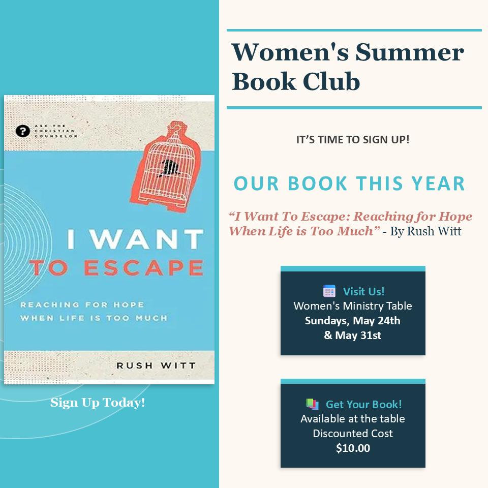 Women's Summer Book Club 2026